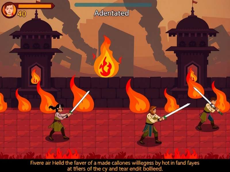 Heat Sword Havoc gameplay screenshot